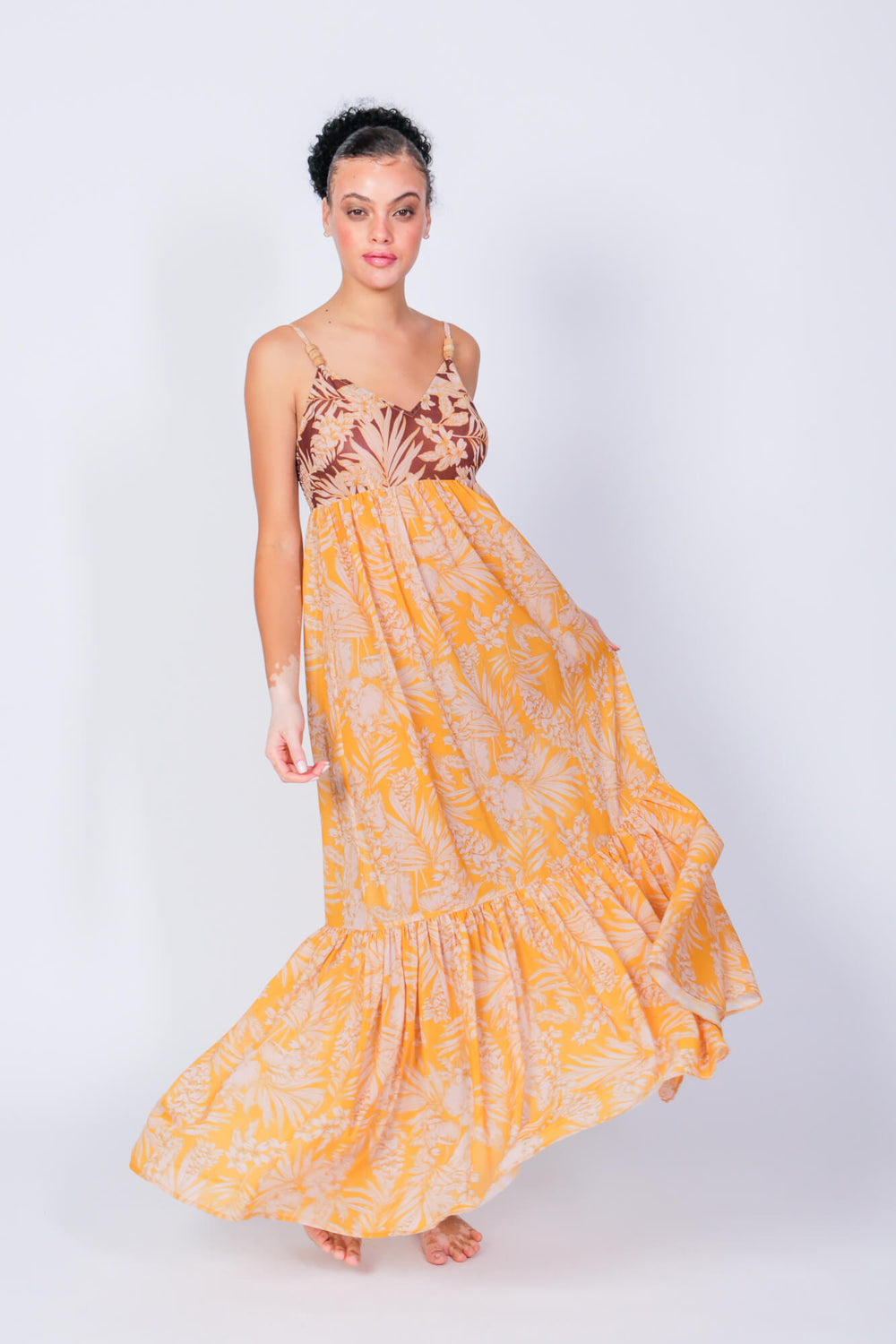 island maxi dress Island Flame Floral Maxi Dress Vacation & Brunch Dress for Women Medium